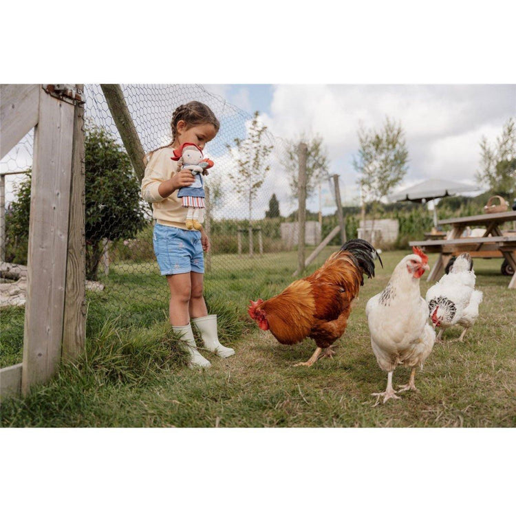 Muñeca Blandita Rosa Granjera
Little Dutch