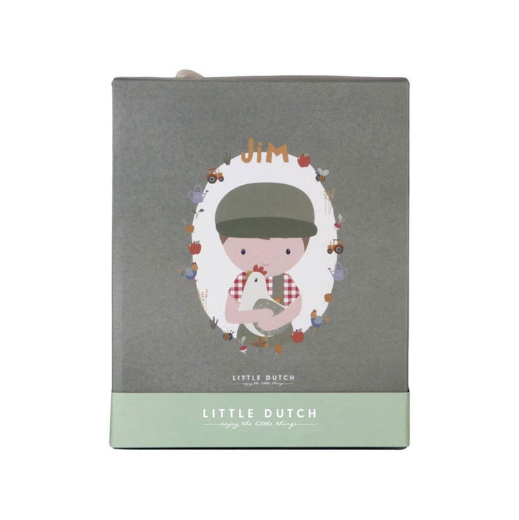 Muñeco Blandito Jim Granjero con Gallina
Little Dutch