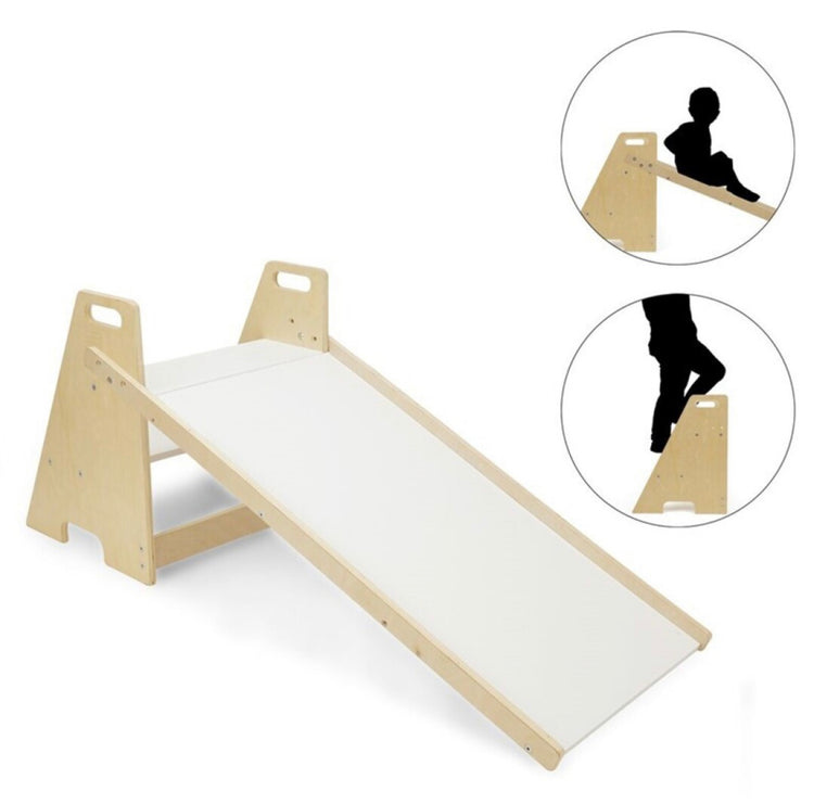 TOBOGÁN CON ESCALERA 2EN1 NATURAL