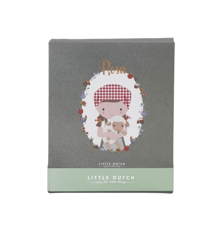 Muñeca Blandita Rosa Granjera con Oveja
Little Dutch