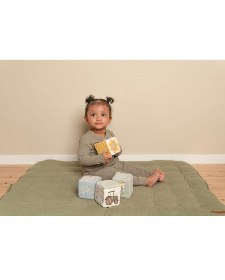 4 Cubos Apilables Blanditos Little Farm
Little Dutch