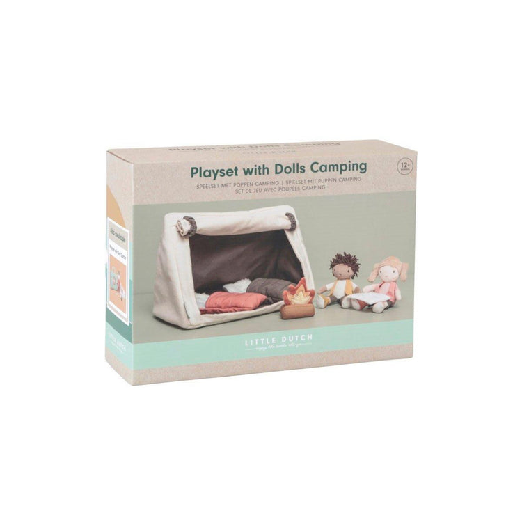 Muñecos Blanditos Jake y Anna de Acampada
Little Dutch