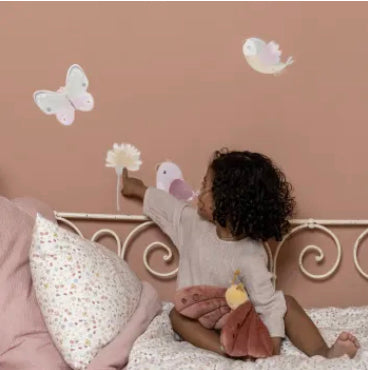 Vinilos decorativos little dutch flowers and butterflies