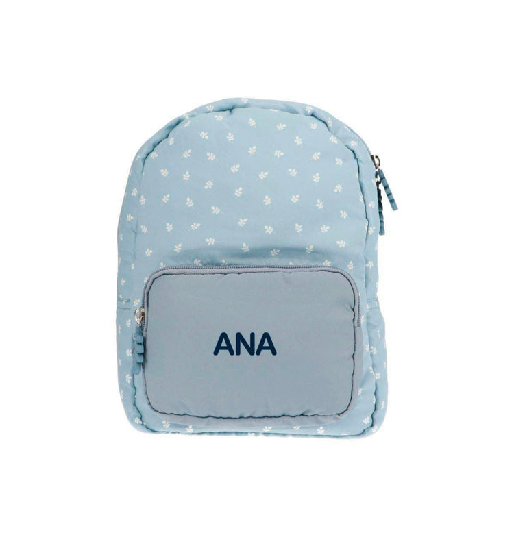 Mochila Infantil Acolchada Leaves Blue Personalizable
Tutete
