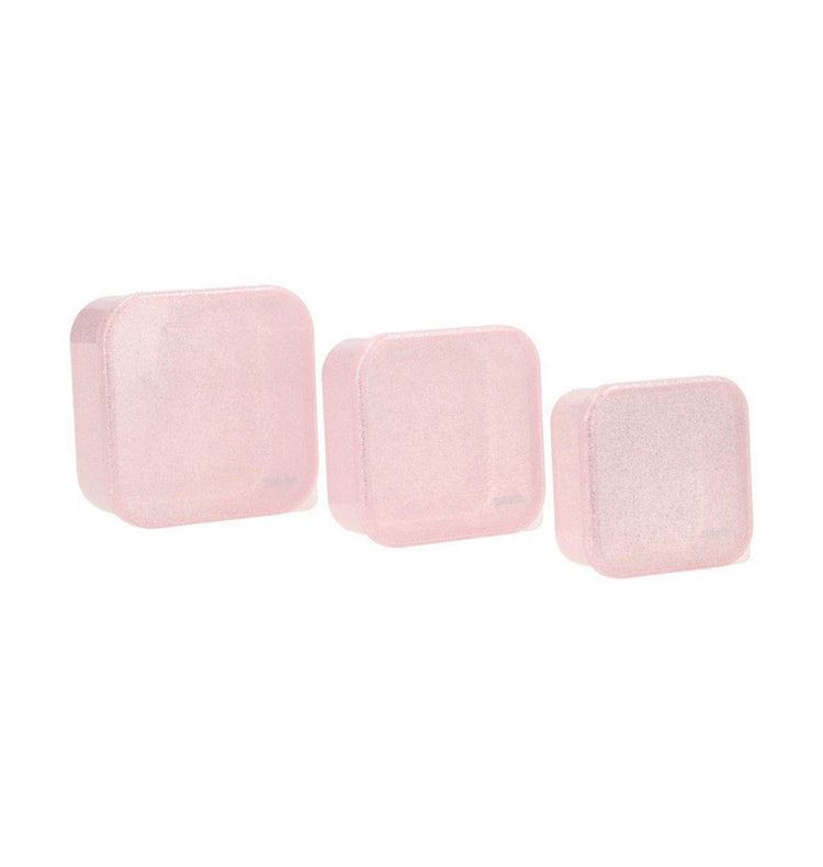 3 Cajas Almuerzo Glitter Pink
Tutete