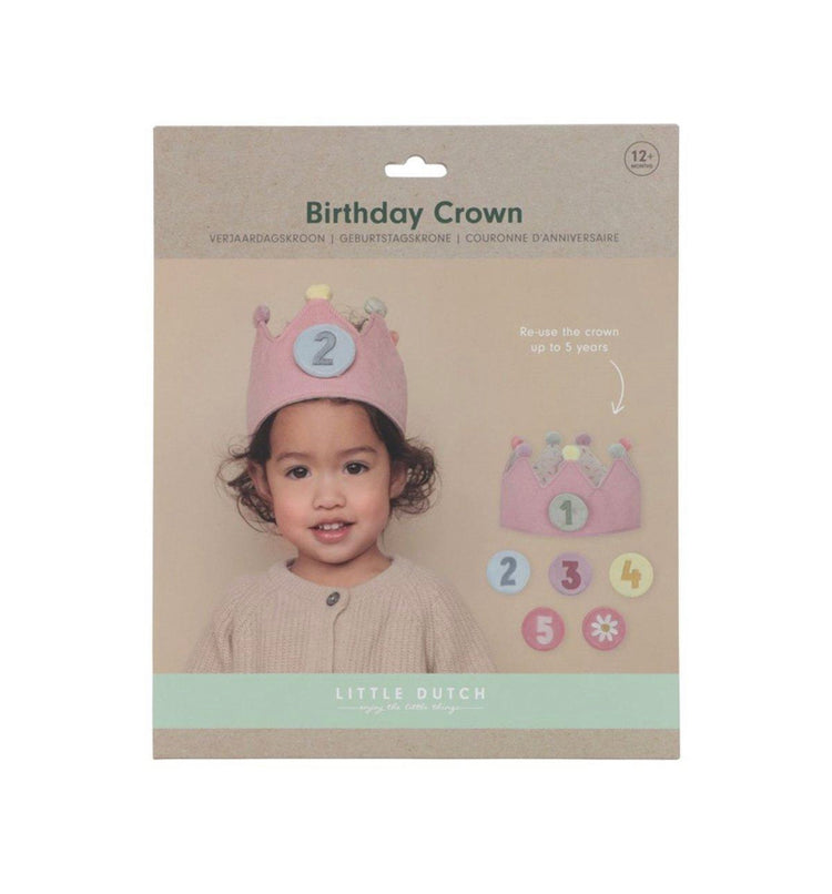 Corona Cumplaños con Números Rosa
Little Dutch