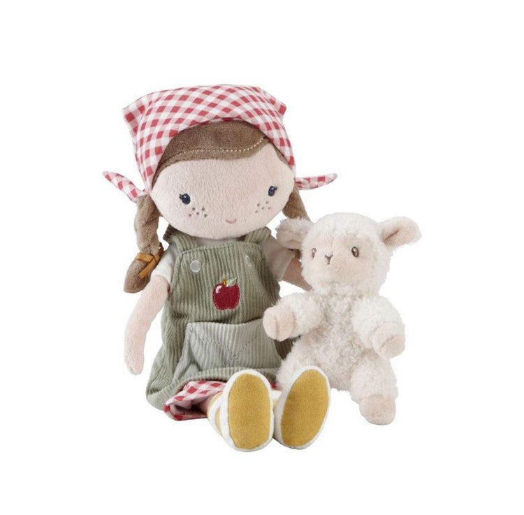 Muñeca Blandita Rosa Granjera con Oveja
Little Dutch