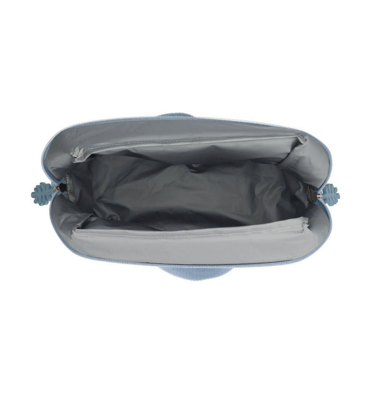 Bolsa Térmica Acolchada Leaves Blue Personalizable