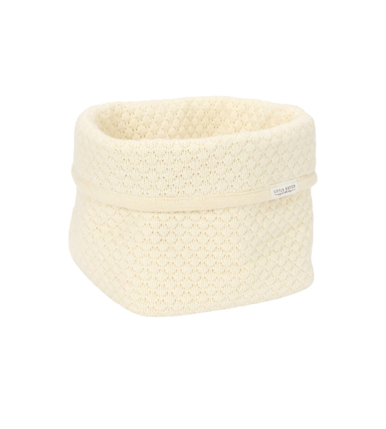Cesta almacenamiento pequeña Pure blanco suave
