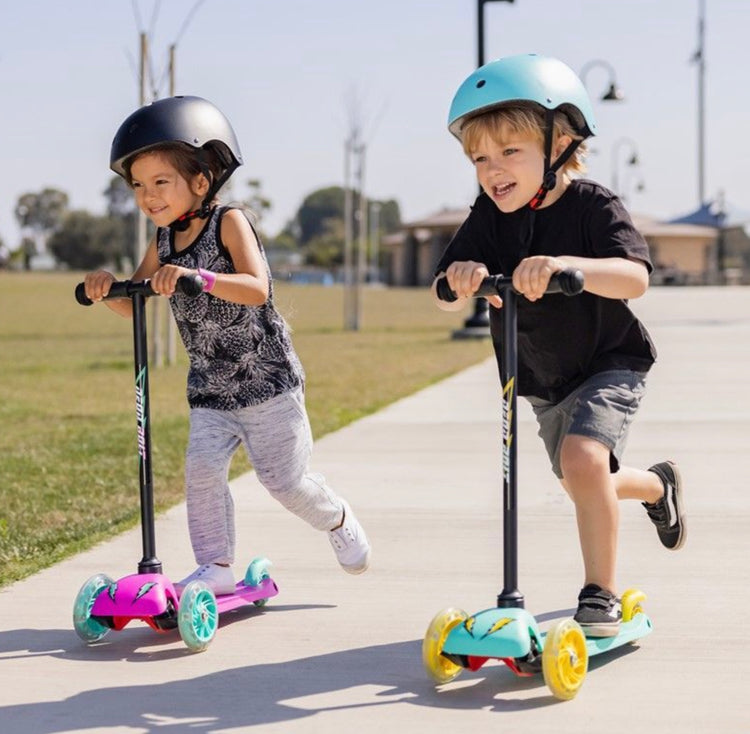 Patinete evolutivo 3 ruedas led Neon Verde Yvolution
