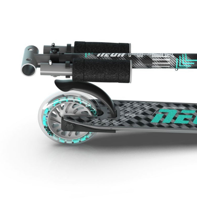 Patinete Neon Apex Led Gris Yvolution