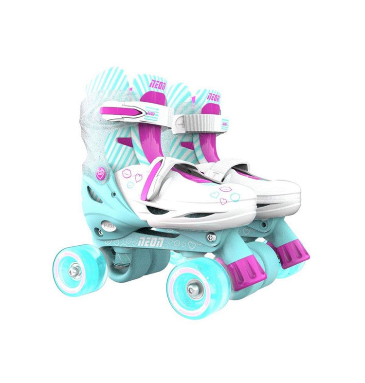 Patines Combo Neón Verde y Rosa T.34-38
Yvolution