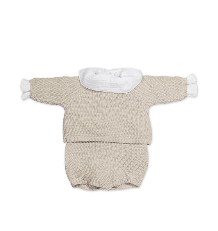 Tricot Jersey, Ranita y Body Bambula Beige
Pasito a Pasito