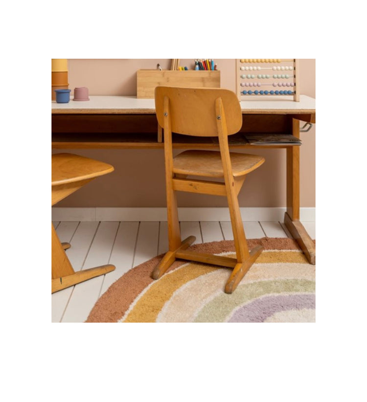 Alfombra arco iris vintage