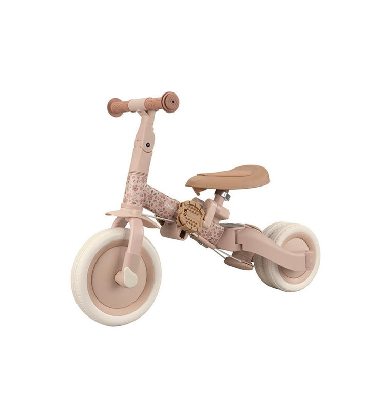 Triciclo con Barra 4 en 1 Rosa Flores
Little Dutch