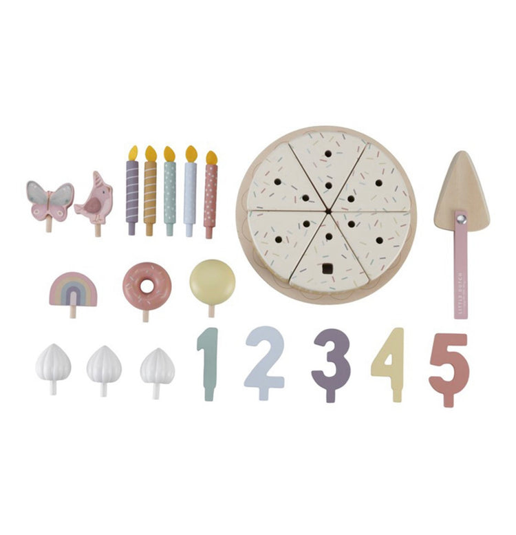 Pastel de Cumpleaños Rosa FSC Little Dutch