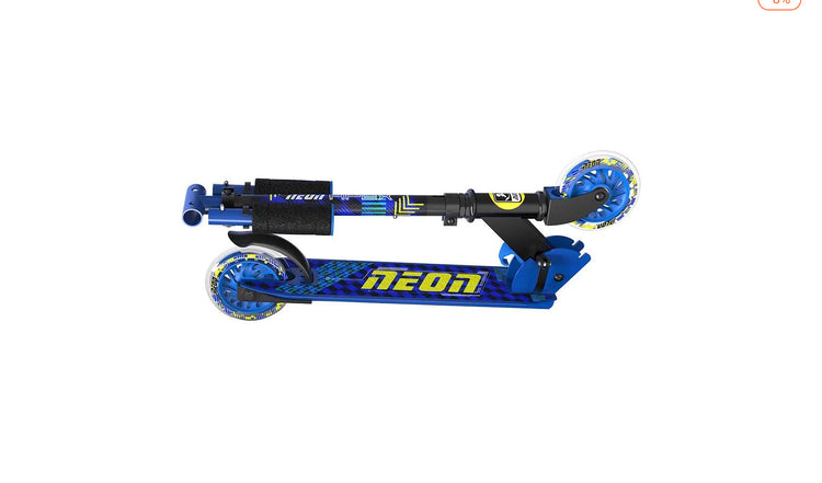 YVOLUTION PATINETE NEON APEX LED AZUL