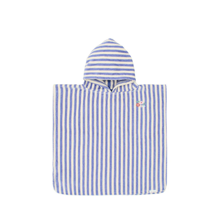 Poncho Purple Stripe - Little Dutch