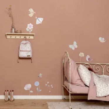 Vinilos decorativos little dutch flowers and butterflies