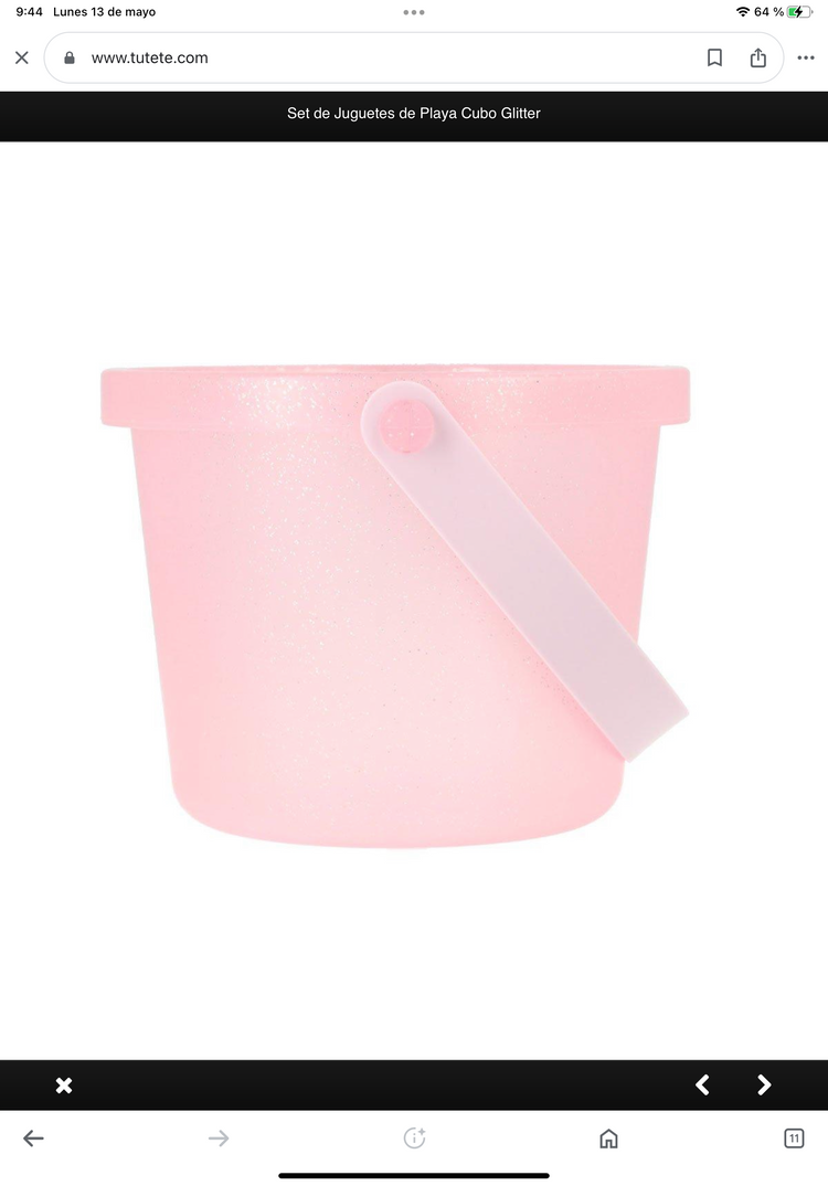 Set de Juguetes de Playa Cubo Glitter
Monnëka