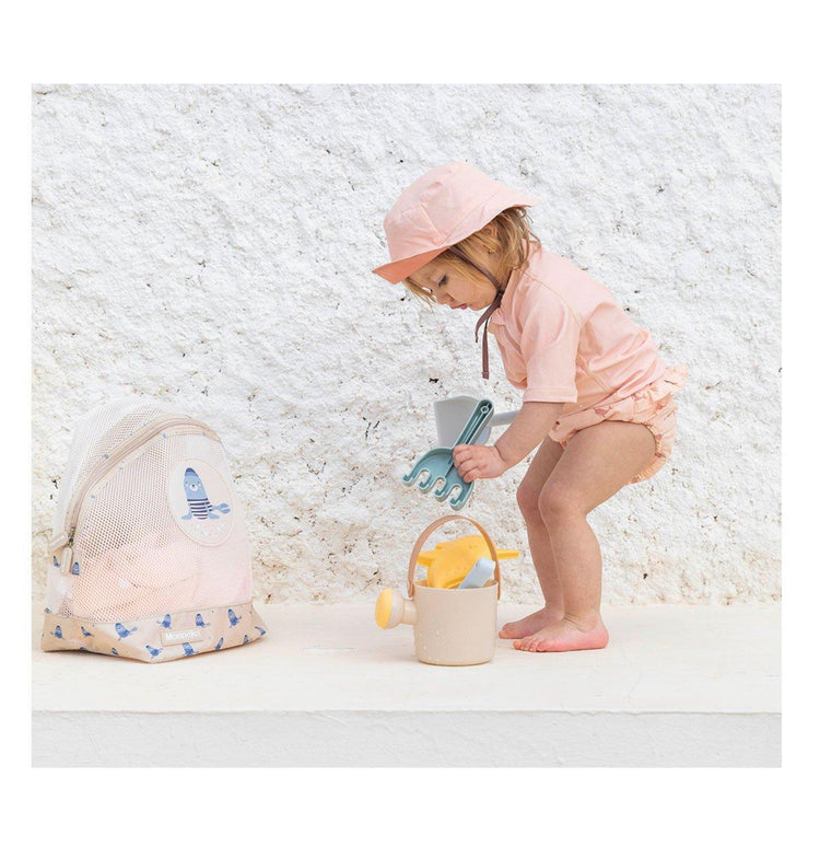 Set de Juguetes de Playa Cubo Beige Monnëka