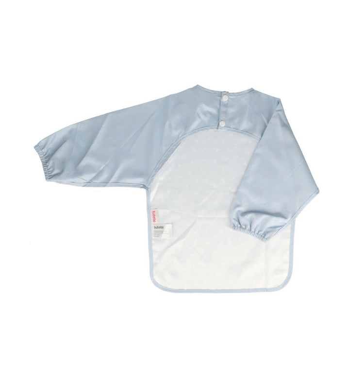Babero con Mangas Leaves Blue Tutete