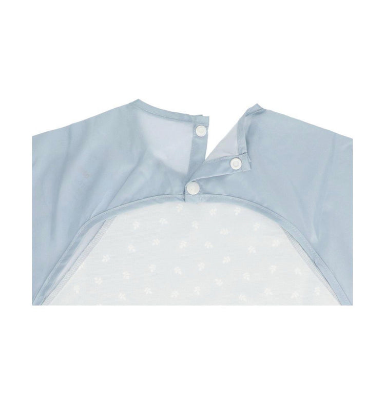 Babero con Mangas Leaves Blue Tutete