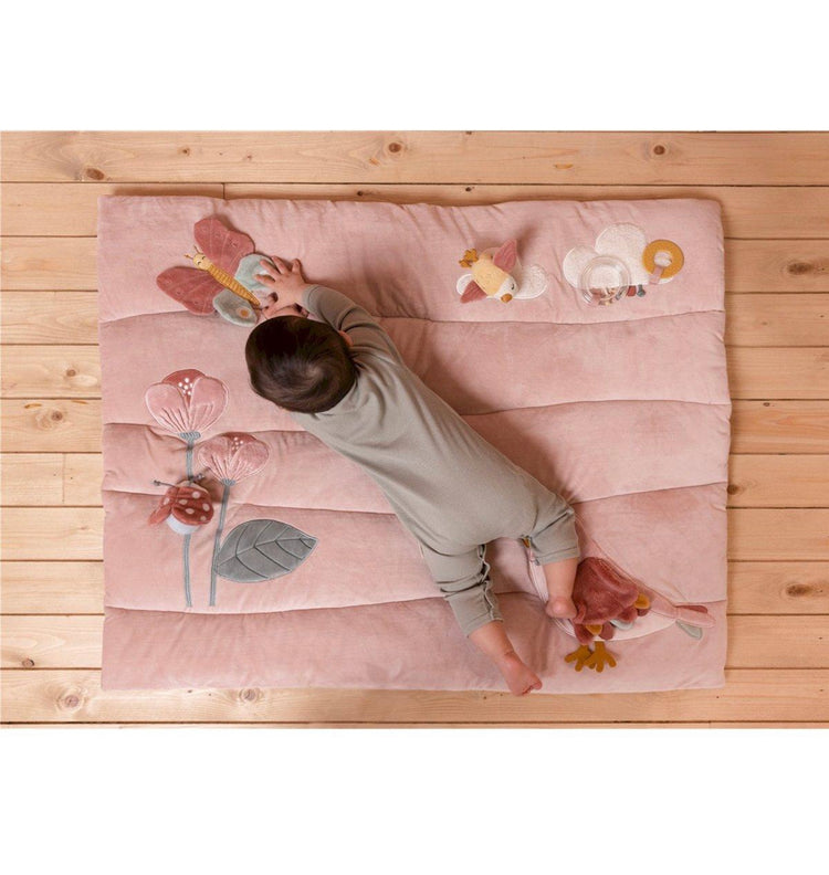 Manta de Juego Flores y Mariposas Little Dutch
