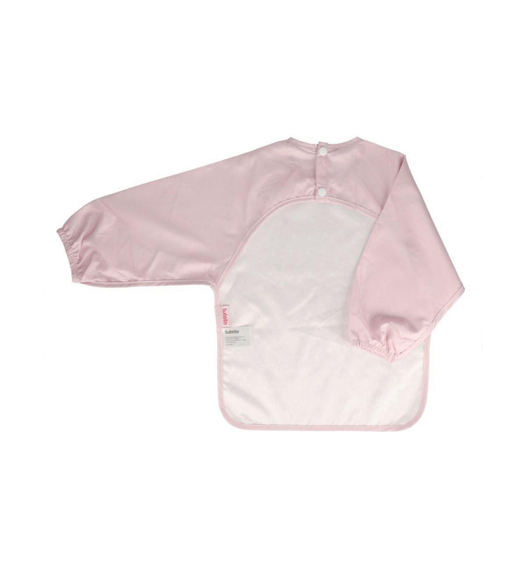 Babero con Mangas Leaves Pink Tutete