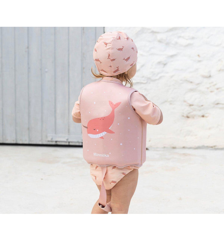 Chaleco Flotador Aprendizaje Narval Peach Monnëka