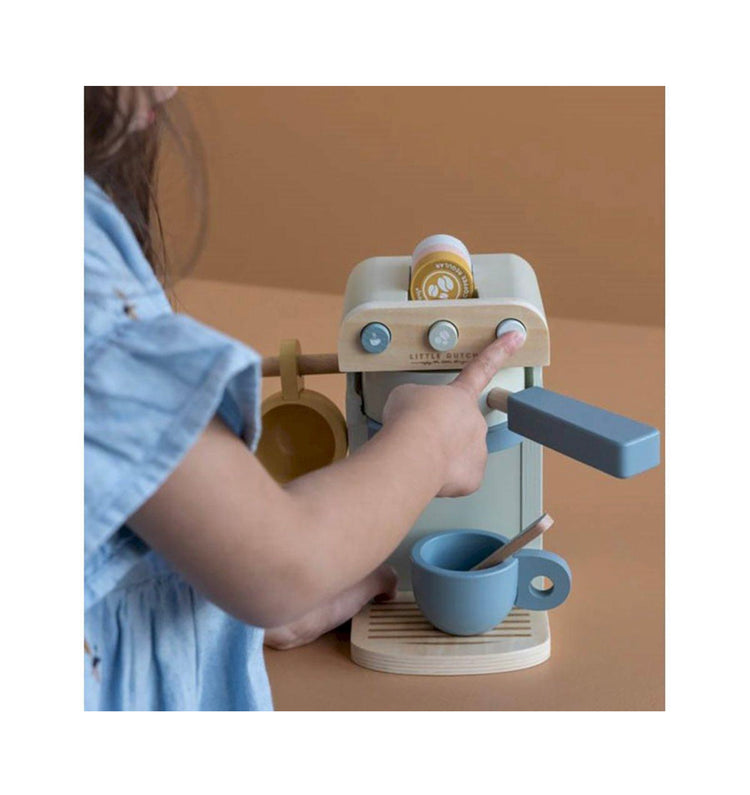 Cafetera de Madera Cápsulas Little Dutch