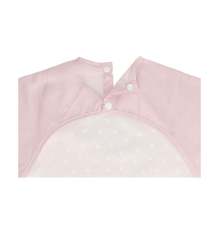 Babero con Mangas Leaves Pink Tutete