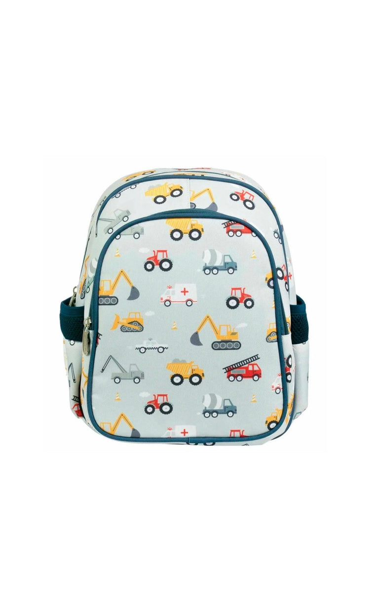 Mochila con Bolsillo Térmico Vehículos A Little Lovely Company