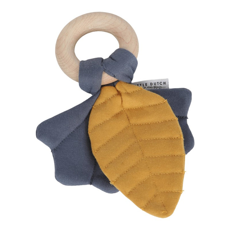 JUGUETE CRUJIENTE HOJA PURE&NATURE AZUL