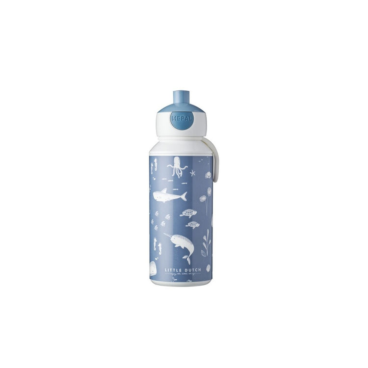 BOTELLA CAMPUS POP-UP 400 ML OCEÁNO LITTLE DUTCH