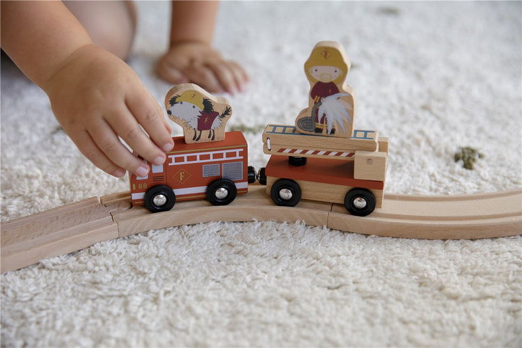 ESTACIÓN DE BOMBEROS SISTEMA DE TRENES LITTLE DUTCH