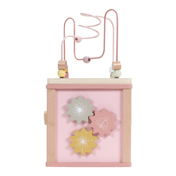 CUBO DE ACTIVIDADES FLOWERS ROSA LITTLE DUTCH