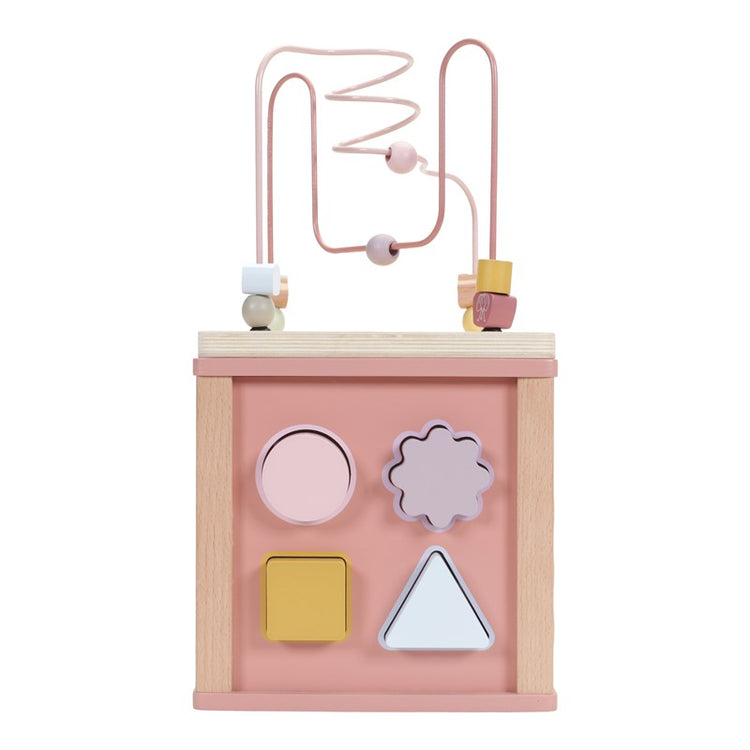 CUBO DE ACTIVIDADES FLOWERS ROSA LITTLE DUTCH