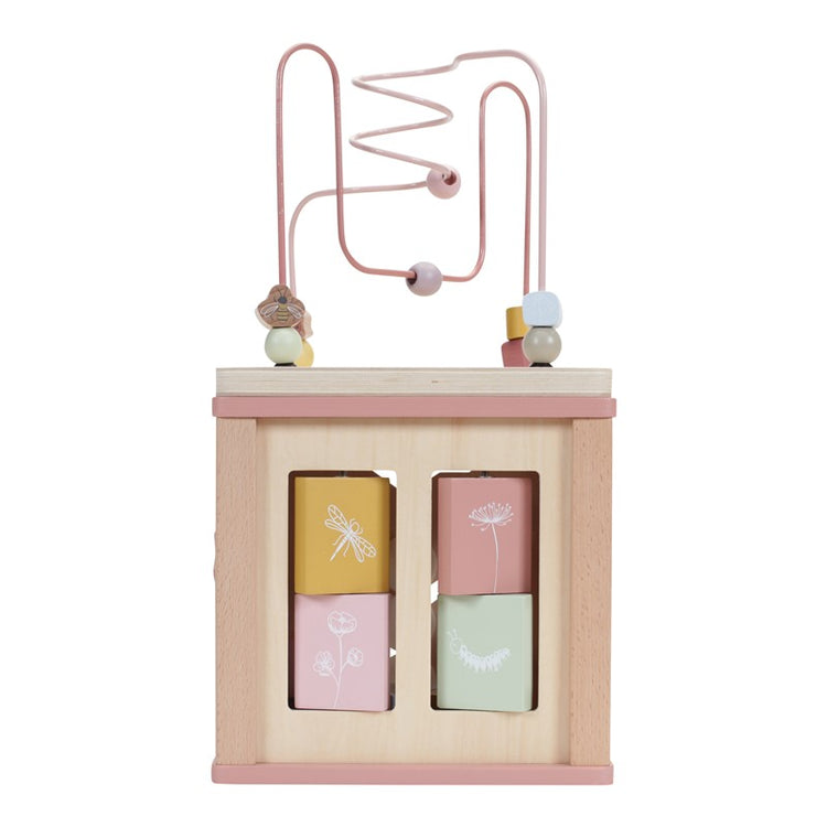 CUBO DE ACTIVIDADES FLOWERS ROSA LITTLE DUTCH