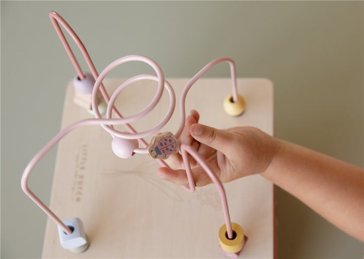 CUBO DE ACTIVIDADES FLOWERS ROSA LITTLE DUTCH