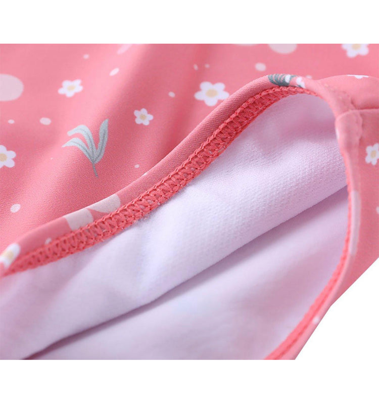 Bañador con Cremallera Flowers Monnëka