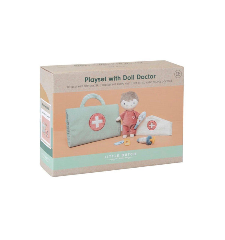 Juego de Doctor con Muñeco Blandito Jim Little Dutch