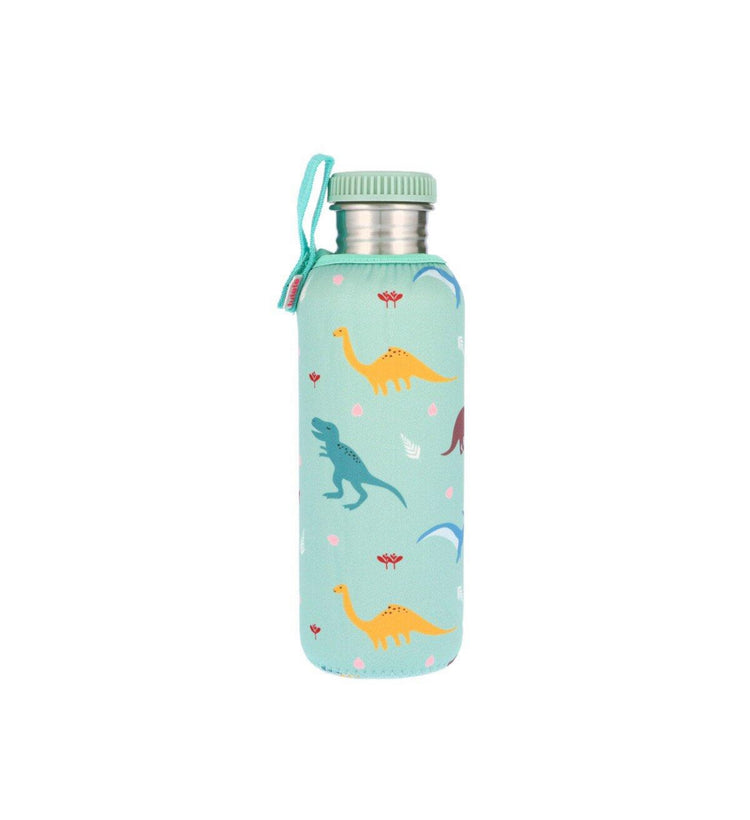 Botella Acero con Funda Dinosaurios Personalizable 750ml