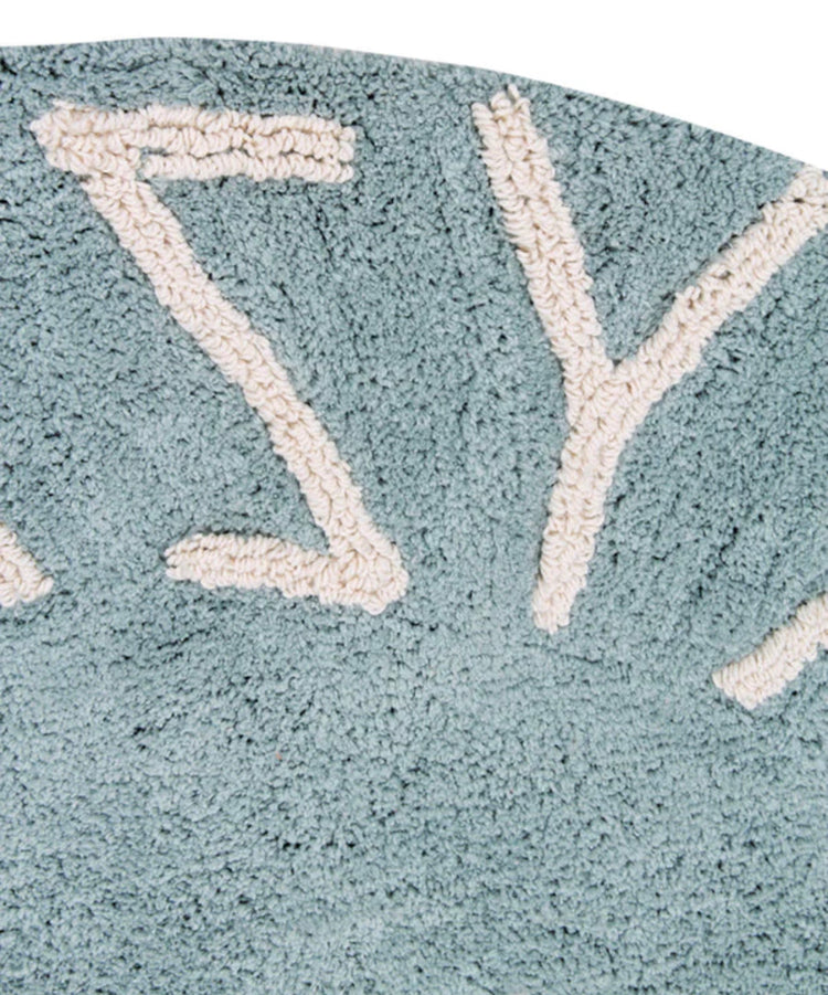 ALFOMBRA LAVABLE ABC NATURAL VINTAGE BLUE