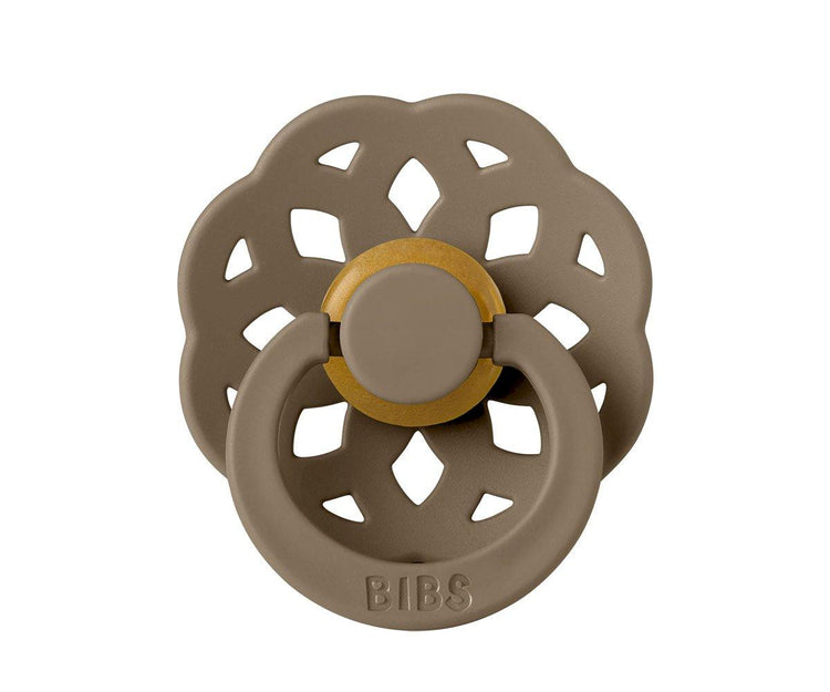 2 Chupetes BIBS Boheme Vanilla/Dark Oak