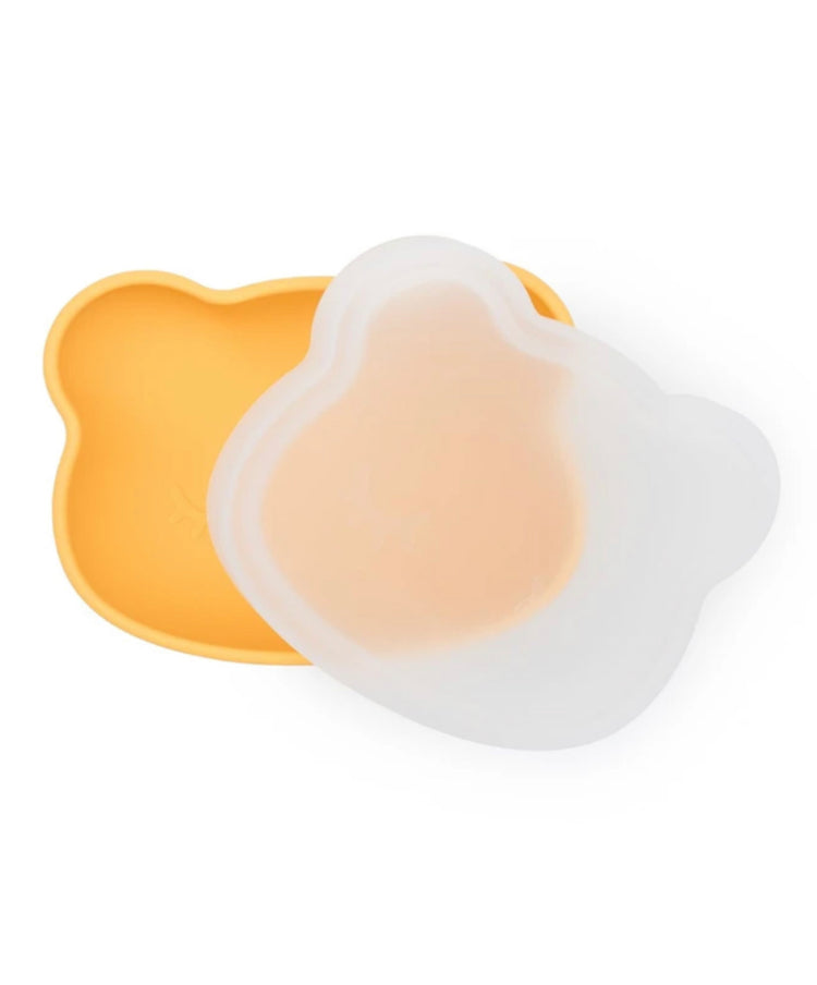 Bol con Ventosa y Tapa Oso Amarillo