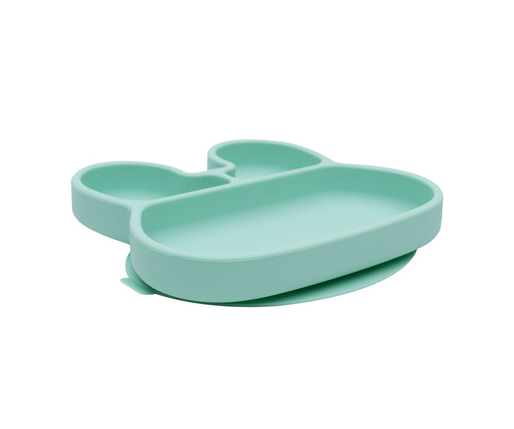 Plato con ventosa conejito Mint