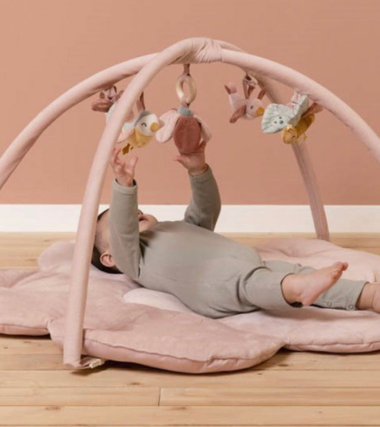 Manta de Actividades Rosa Flores & Mariposas Little Dutch