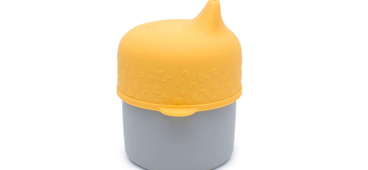 Tapa Sippie para Vaso Silicona Amarillo We Might Be Tiny