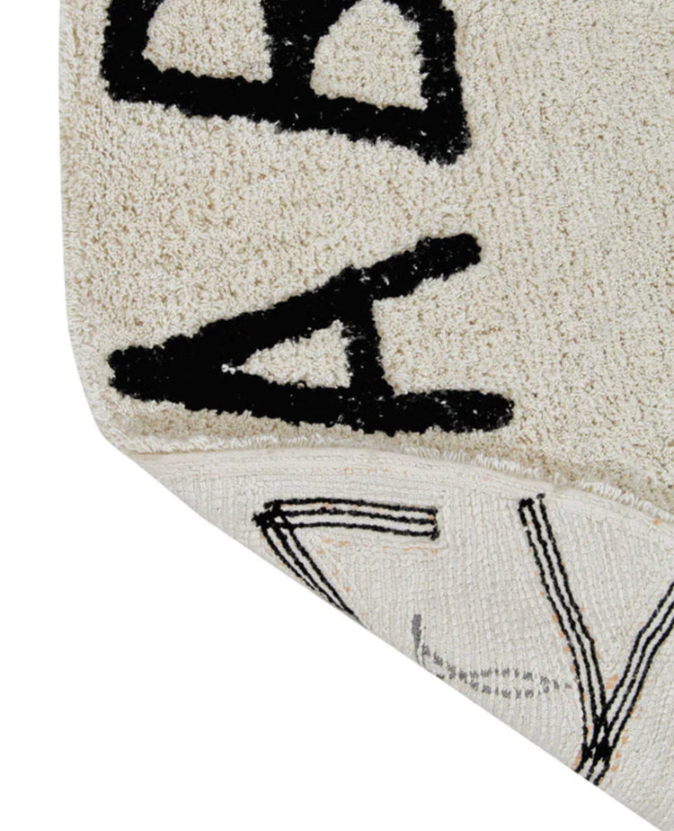 ALFOMBRA LAVABLE ABC NATURAL BLACK